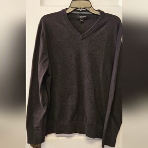 Banana Republic Men's Dark Gray Crewneck Sweater